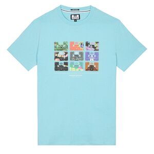 Weekend Offender Mens Hanover Graphic T-Shirt / Blue